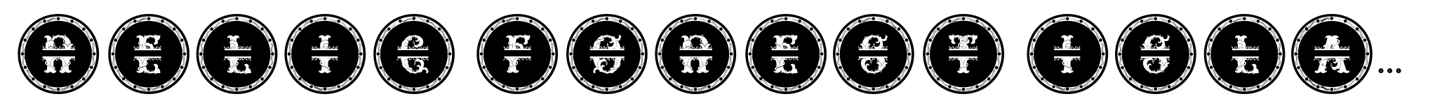 Relic Forest Island 3 Monogram circle black image